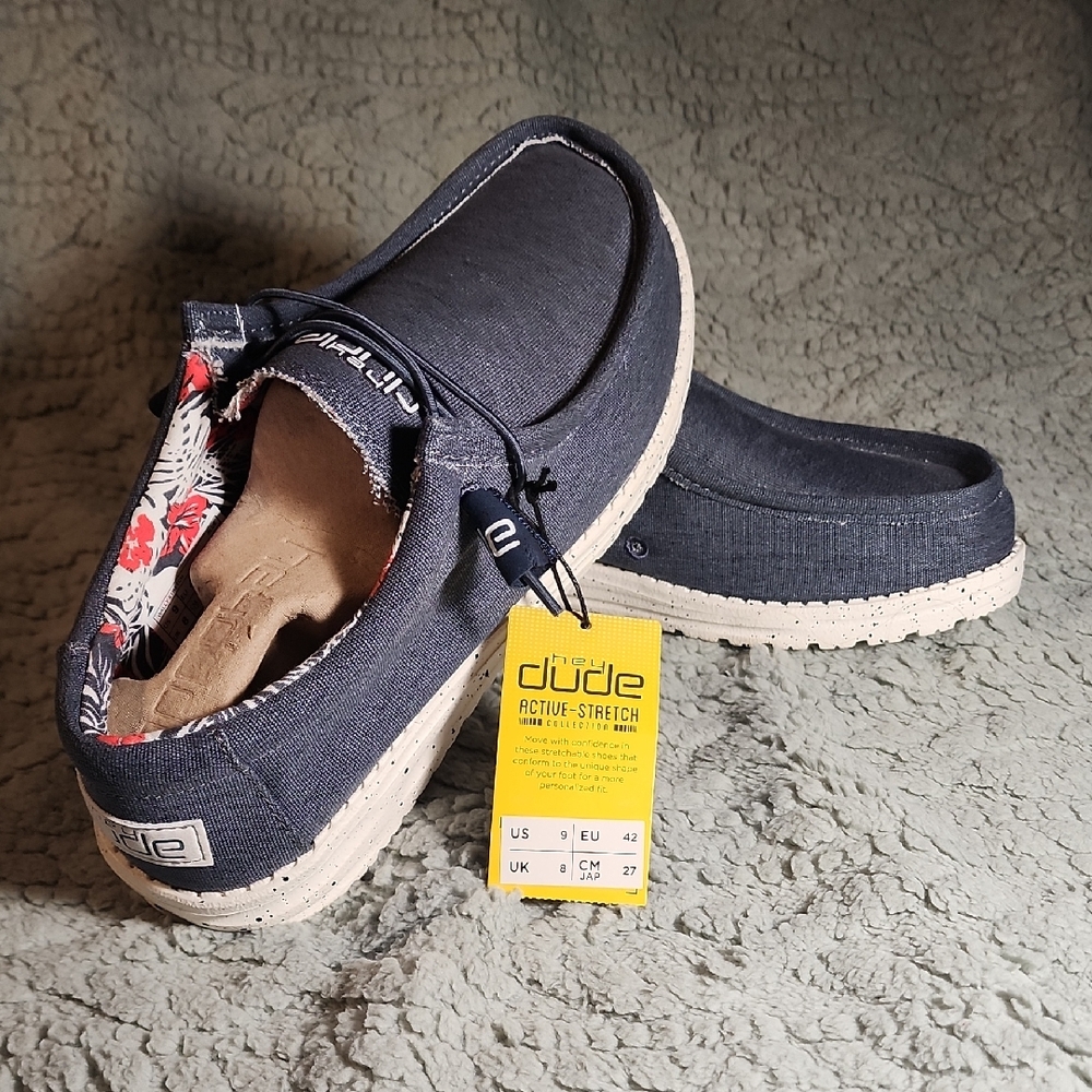 Hey Dude Dark Blue Slip-On Shoes